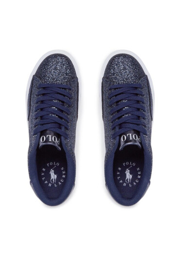 Polo Ralph Lauren Сникърси RF104261 NAVY GLITTER/METALLIC PU W/ NAVY PP - Mera.bg
