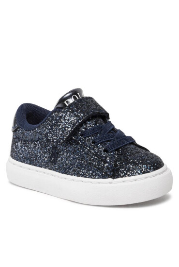 Polo Ralph Lauren Сникърси RF104262 M NAVY GLITTER/METALLIC PU W/ NAVY PP - Mera.bg