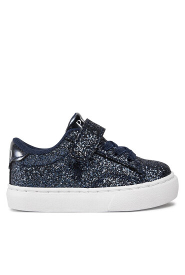 Polo Ralph Lauren Сникърси RF104262 M NAVY GLITTER/METALLIC PU W/ NAVY PP - Mera.bg