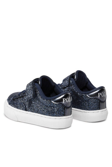 Polo Ralph Lauren Сникърси RF104262 M NAVY GLITTER/METALLIC PU W/ NAVY PP - Mera.bg