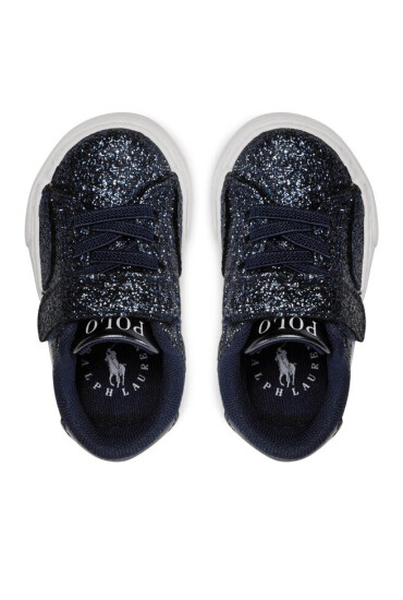 Polo Ralph Lauren Сникърси RF104262 M NAVY GLITTER/METALLIC PU W/ NAVY PP - Mera.bg