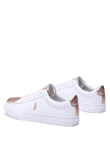 Polo Ralph Lauren Сникърси Sayer RF104122 White Smooth/Rose Gold Metallic w/ Rose PP - Mera.bg