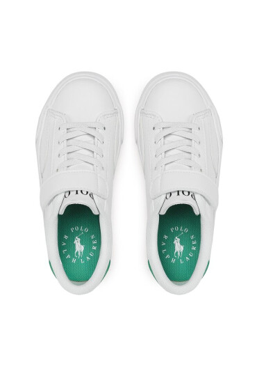 Polo Ralph Lauren Сникърси Theron V Ps RF104101 White Smooth PU/Green w/ Green PP - Mera.bg