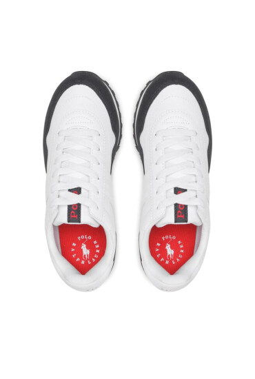 Polo Ralph Lauren Сникърси Train 89 Pp RF104134 White Tumbled/Navy Micro w/ Red PP - Mera.bg