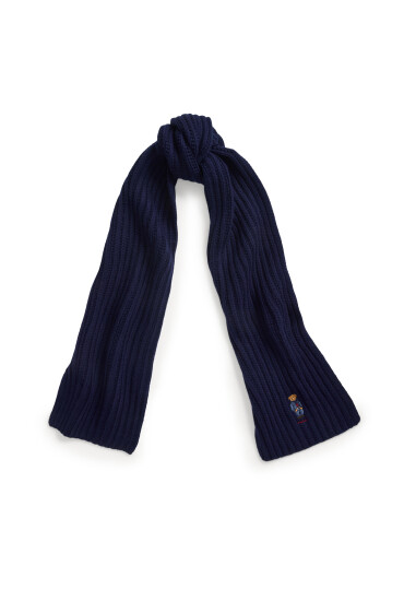 Polo Ralph Lauren Зимен шал 455931877003 Тъмносин - Mera.bg