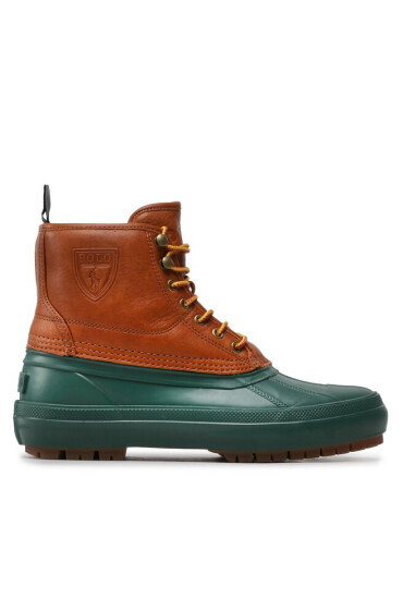 Polo Ralph Lauren Зимни обувки Claus Laceup 812878098002 Polo Tan/Dark Collage Green - Mera.bg