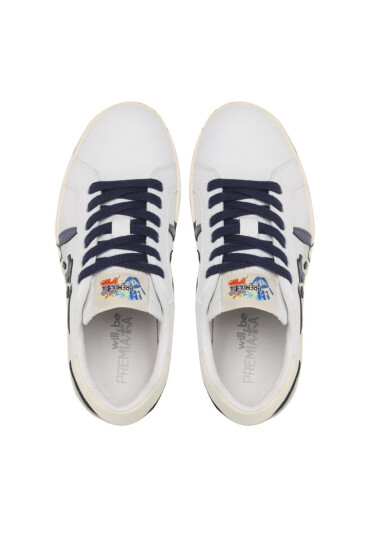 Premiata Сникърси Andy 18179360 M White/Navy - Mera.bg
