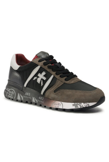 Premiata Сникърси Lander 4949 Black/Green - Mera.bg