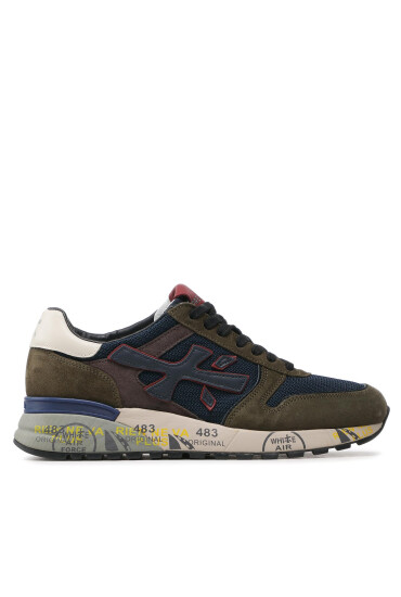 Premiata Сникърси Mick 5893 Olive/Blue - Mera.bg