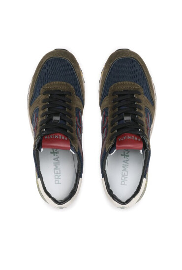 Premiata Сникърси Mick 5893 Olive/Blue - Mera.bg