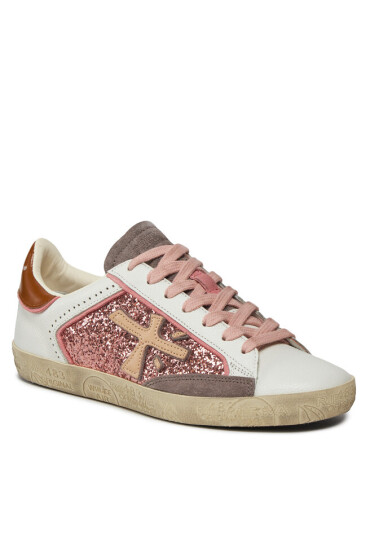 Premiata Сникърси Stevend 6481 Pink/White - Mera.bg