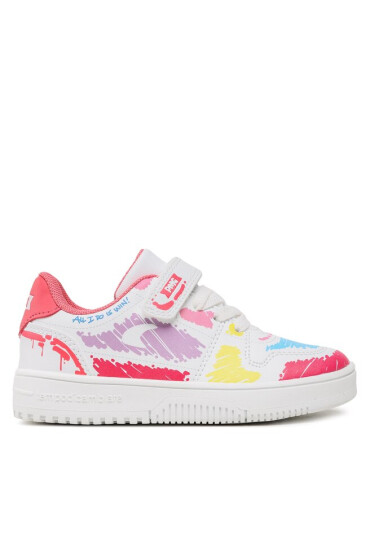 Primigi Сникърси 3957800 White Multicolor-Pink - Mera.bg