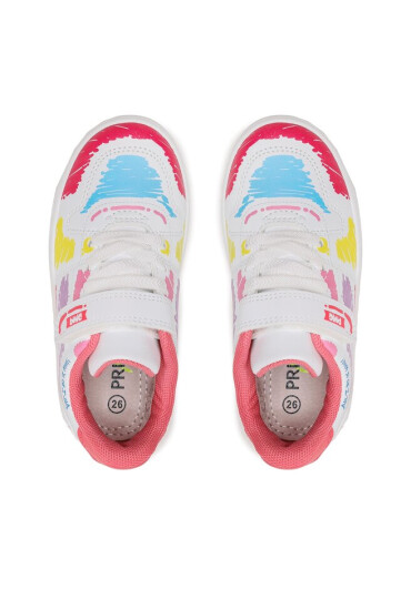 Primigi Сникърси 3957800 White Multicolor-Pink - Mera.bg