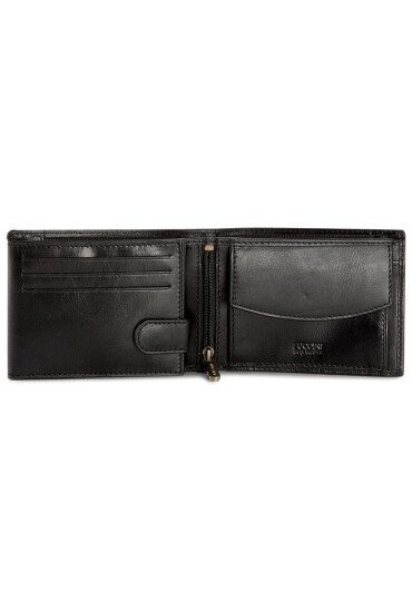 Puccini Голям мъжки портфейл MU20438 Black 1 - Mera.bg