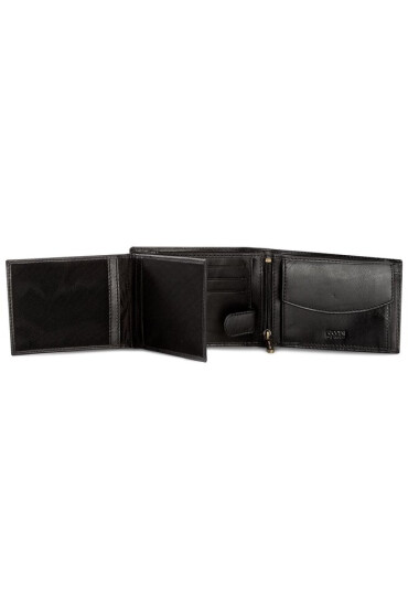 Puccini Голям мъжки портфейл MU20438 Black 1 - Mera.bg