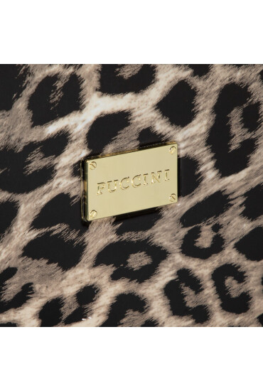 Puccini Голям куфар Beverly Hills ABS015A Кафяв - Mera.bg
