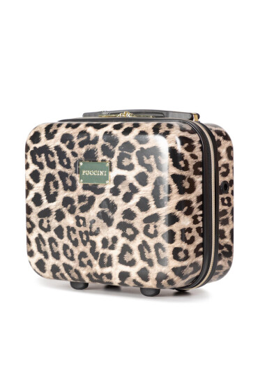 Puccini Козметична чантичка Beverly Hills ABSQM015 6 Beige/Black - Mera.bg