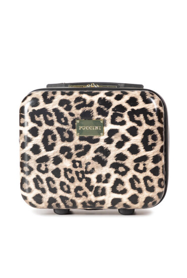 Puccini Козметична чантичка Beverly Hills ABSQM015 6 Beige/Black - Mera.bg