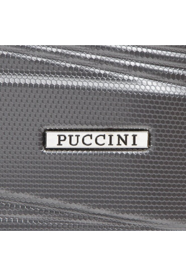 Puccini Среден куфар ABS020B Сив - Mera.bg