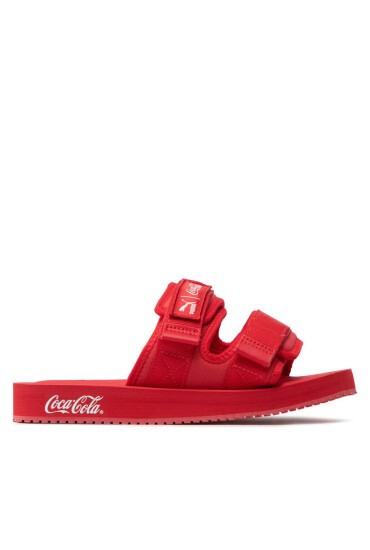 Puma Чехли Wilo Coca Cola 387042 01 Racing Red/ White - Mera.bg