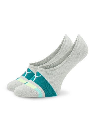 Puma Комплект 2 чифта терлик детски Kids Seasonal Footie 2P 938009 Сив - Mera.bg
