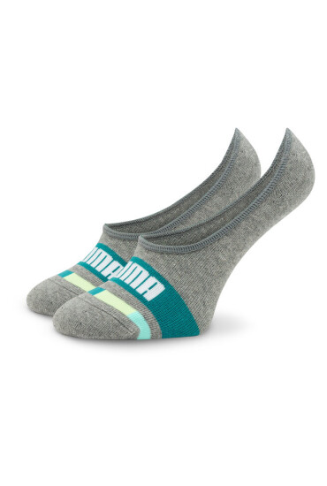 Puma Комплект 2 чифта терлик детски Kids Seasonal Footie 2P 938009 Сив - Mera.bg