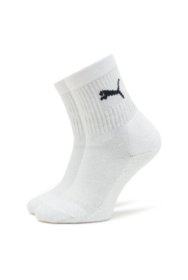Puma Комплект 3 чифта дълги чорапи детски Junior Crew Sock 3P 907958 Бял - Mera.bg