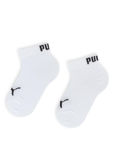 Puma Комплект 3 чифта къси чорапи детски Kids Quarter 907375 08 Grey/White/Black - Mera.bg