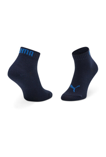 Puma Комплект 3 чифта къси чорапи детски Kids Quarter 907375 31 Melange/Peacoat - Mera.bg
