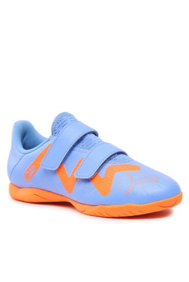 Puma Обувки FUTURE PLAY IT V 107206 01 Blue Glimmer- White-Ultra Orange - Mera.bg