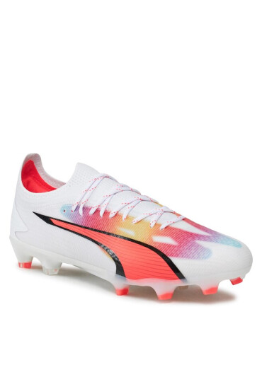 Puma Обувки Ultra Ultimate Fg/Ag 107311 01 White/ Black/Fire Orchid - Mera.bg