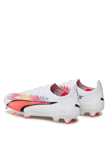Puma Обувки Ultra Ultimate Fg/Ag 107311 01 White/ Black/Fire Orchid - Mera.bg