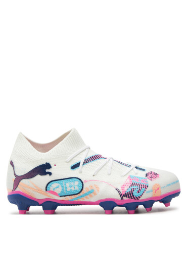 Puma Обувки за футбол FUTURE 7 MATCH VOL. UP FG/AG JR 108076 01 Бял - Mera.bg