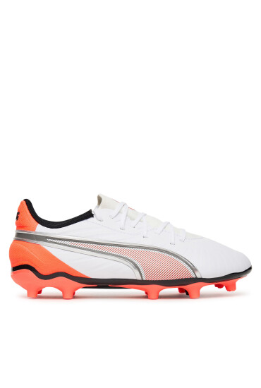 Puma Обувки за футбол King Match Fg/Ag Jr 108837 01 Бял - Mera.bg