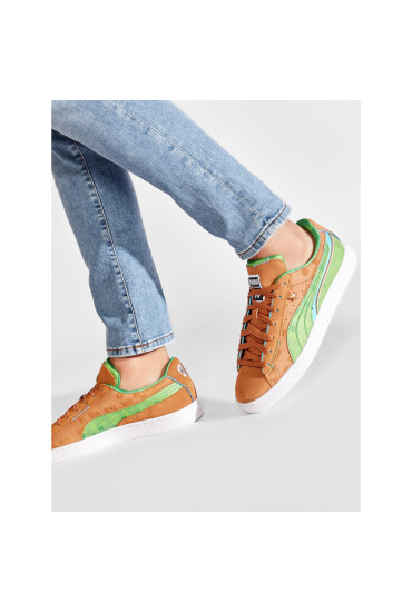 Puma Сникърси Suede Minecraft 386290 01 Friar Brown/Fern Green - Mera.bg