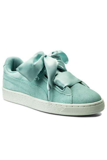 Puma Сникърси Suede Heart Pebble Wn's 365210 03 Aquifer/Blue Flower - Mera.bg