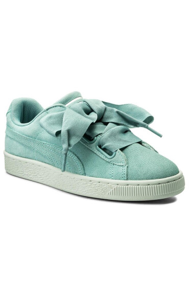 Puma Сникърси Suede Heart Pebble Wn's 365210 03 Aquifer/Blue Flower - Mera.bg