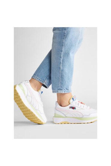 Puma Сникърси Cruise Rider Badge 386661 01 White/Pale Lemon - Mera.bg