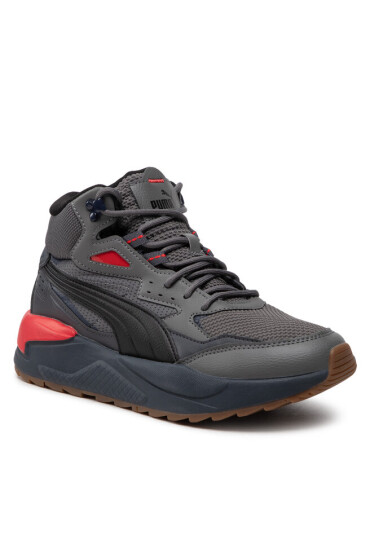 Puma Сникърси X-Ray Speed Mid Wtr 385869 02 Castelrock/Black/Ebony/Red - Mera.bg