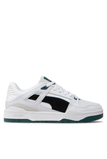 Puma Сникърси Slipstream Suede Fs 388634 03 Pwht/ Black/Varsity Green - Mera.bg