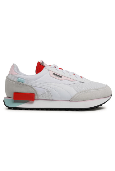 Puma Сникърси Future Rider Neon Play 373383 09 White/Poppy Red - Mera.bg