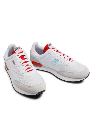 Puma Сникърси Future Rider Neon Play 373383 09 White/Poppy Red - Mera.bg