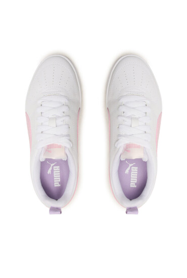 Puma Сникърси Rickie Jr 384311 15 White/Pearl Pink/Vivi Violet - Mera.bg