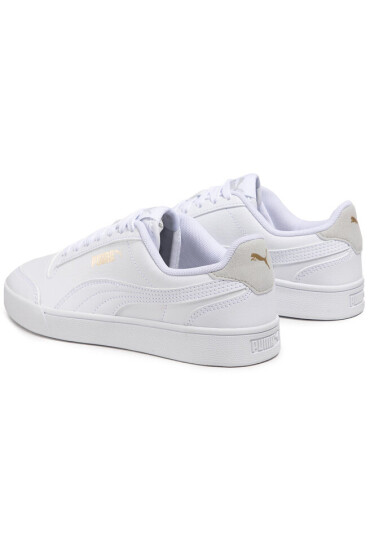 Puma Сникърси Shuffle Jr 375688 01 White/White/Gray/Gold - Mera.bg