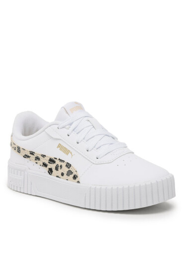 Puma Сникърси Carina 2.0 Animal Ps 392025 01 White/Granola/Black/Gold - Mera.bg