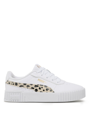 Puma Сникърси Carina 2.0 Animal Ps 392025 01 White/Granola/Black/Gold - Mera.bg