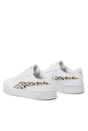 Puma Сникърси Carina 2.0 Animal Ps 392025 01 White/Granola/Black/Gold - Mera.bg