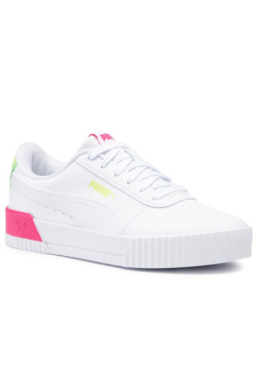 Puma Сникърси Carina Vivid Jr 374695 01 White/ White - Mera.bg