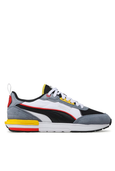 Puma Сникърси R22 383462 20 Gray/Black/White/Pele Yellow - Mera.bg