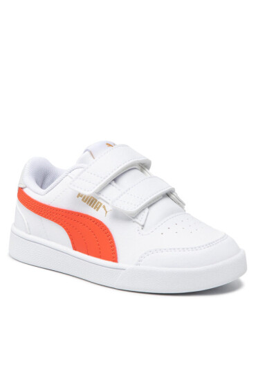 Puma Сникърси Shuffle V Ps 375689 07 White/Tomato/Gold/Gray - Mera.bg